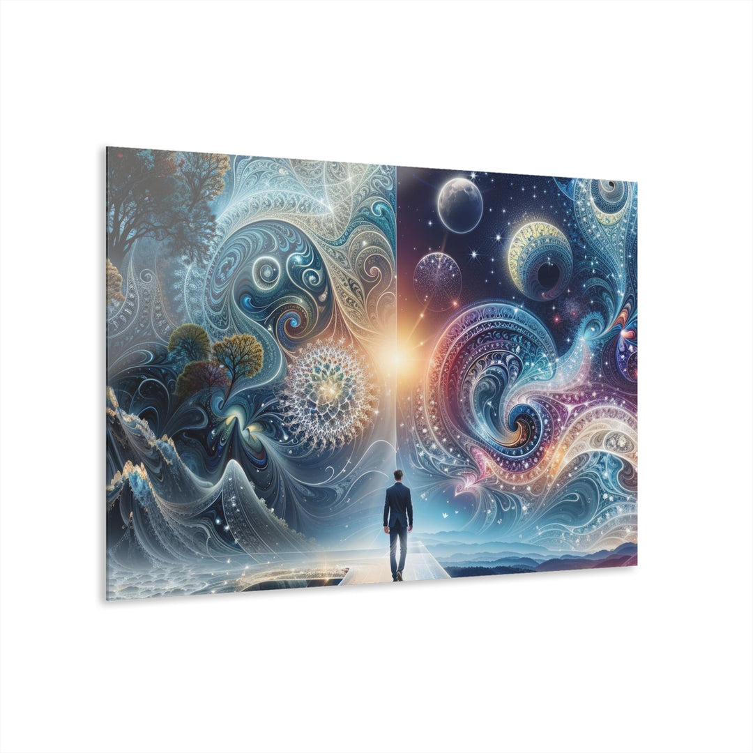Cosmic Dreamscape Journey - Acrylic Prints (French Cleat Hanging) - Home Decor - g(0D·IO) - 36" x 24" (Horizontal) - 0.25'' -
