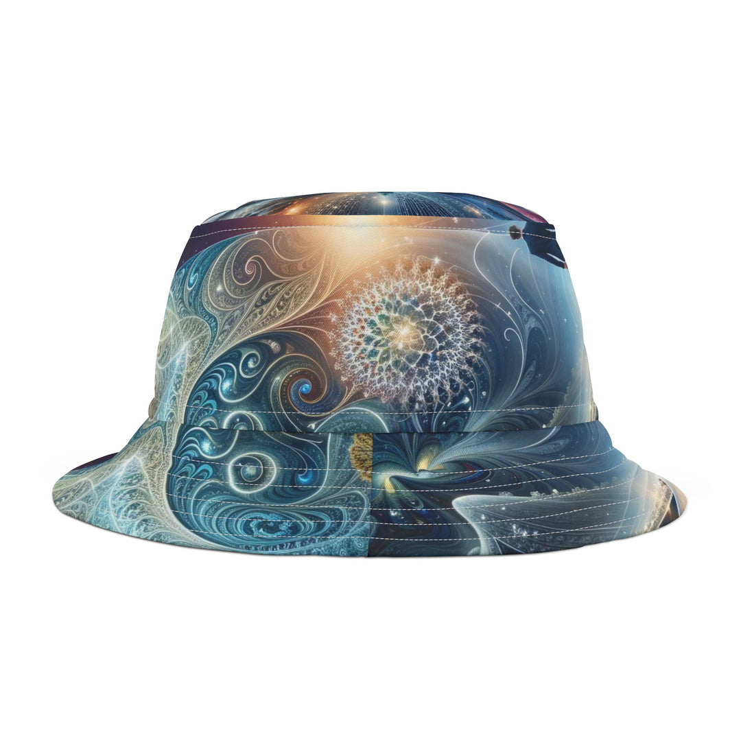 Cosmic Dreamscape Journey - Bucket Hat - Hats - g(0D·IO) - Large - White stitching -