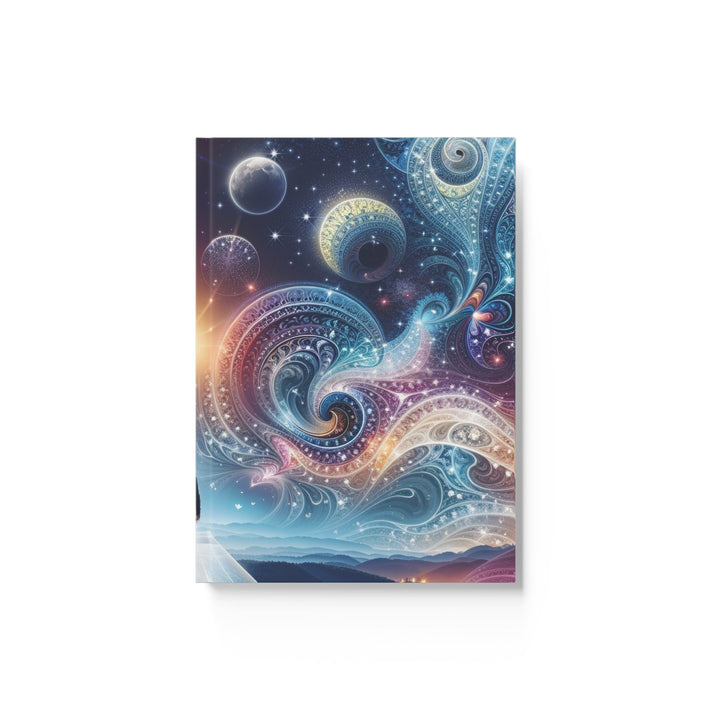 Cosmic Dreamscape Journey - Hard Backed Journal - Paper products - g(0D·IO) - Blank - A5 - White