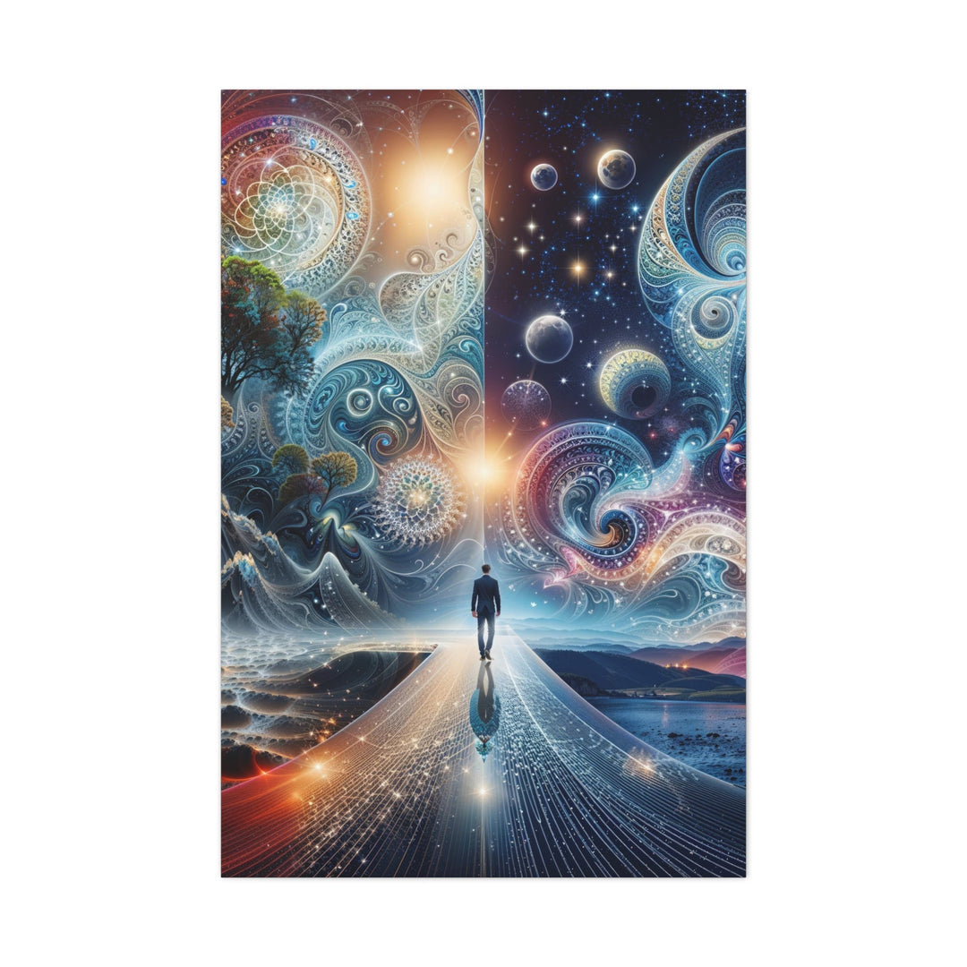 Cosmic Dreamscape Journey - Matte Canvas Print 1.25" - Canvas - g(0D·IO) - 32″ x 48″ (Vertical) - 1.25" -