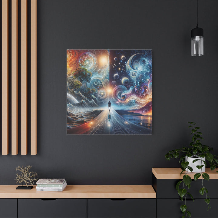 Cosmic Dreamscape Journey - Matte Canvas Print 1.25" - Canvas - g(0D·IO) - 36" x 36" - 1.25" -