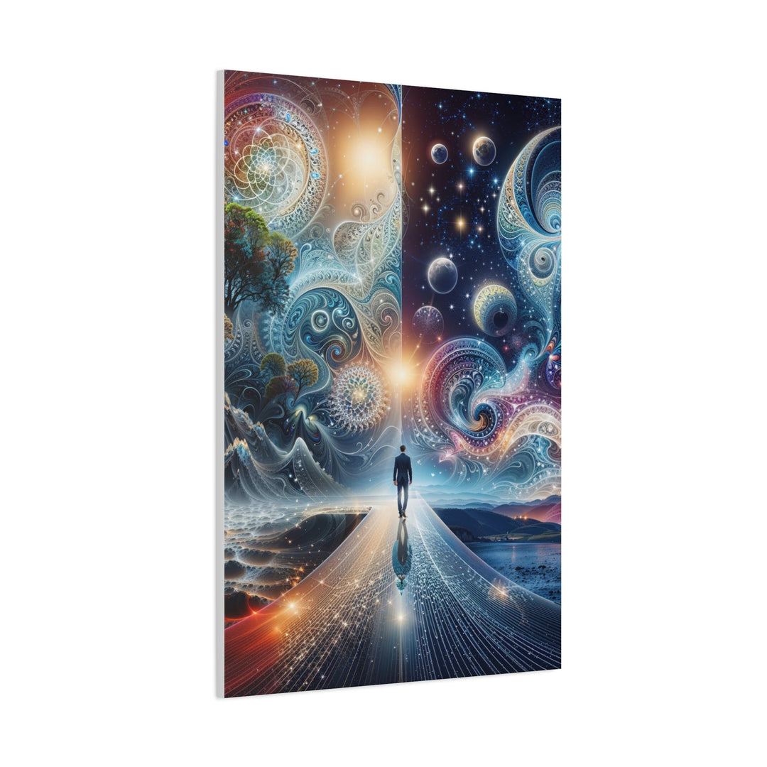 Cosmic Dreamscape Journey - Matte Canvas Print 1.25" - Canvas - g(0D·IO) - 36" x 36" - 1.25" -