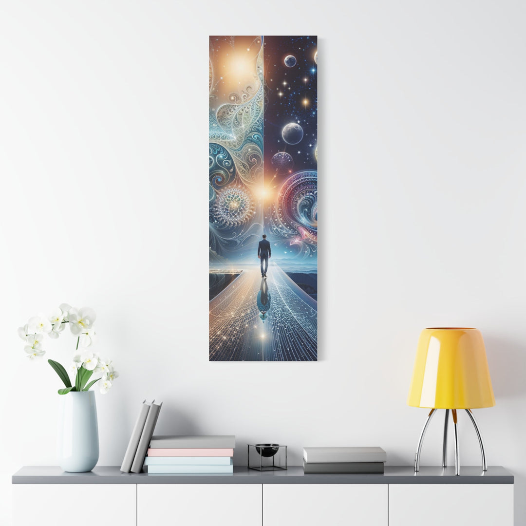 Cosmic Dreamscape Journey - Matte Canvas Print 1.25" - Canvas - g(0D·IO) - 36" x 36" - 1.25" -