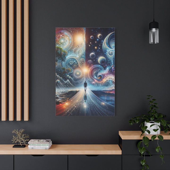 Cosmic Dreamscape Journey - Matte Canvas Print 1.25" - Canvas - g(0D·IO) - 36" x 36" - 1.25" -