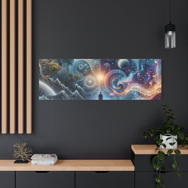 Cosmic Dreamscape Journey - Matte Canvas Print 1.25" - Canvas - g(0D·IO) - 36" x 36" - 1.25" -