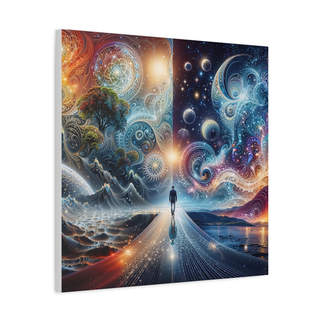 Cosmic Dreamscape Journey - Matte Canvas Print 1.25" - Canvas - g(0D·IO) - 36" x 36" - 1.25" -