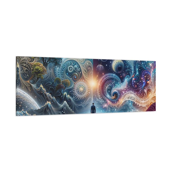 Cosmic Dreamscape Journey - Matte Canvas Print 1.25" - Canvas - g(0D·IO) - 36" x 36" - 1.25" -