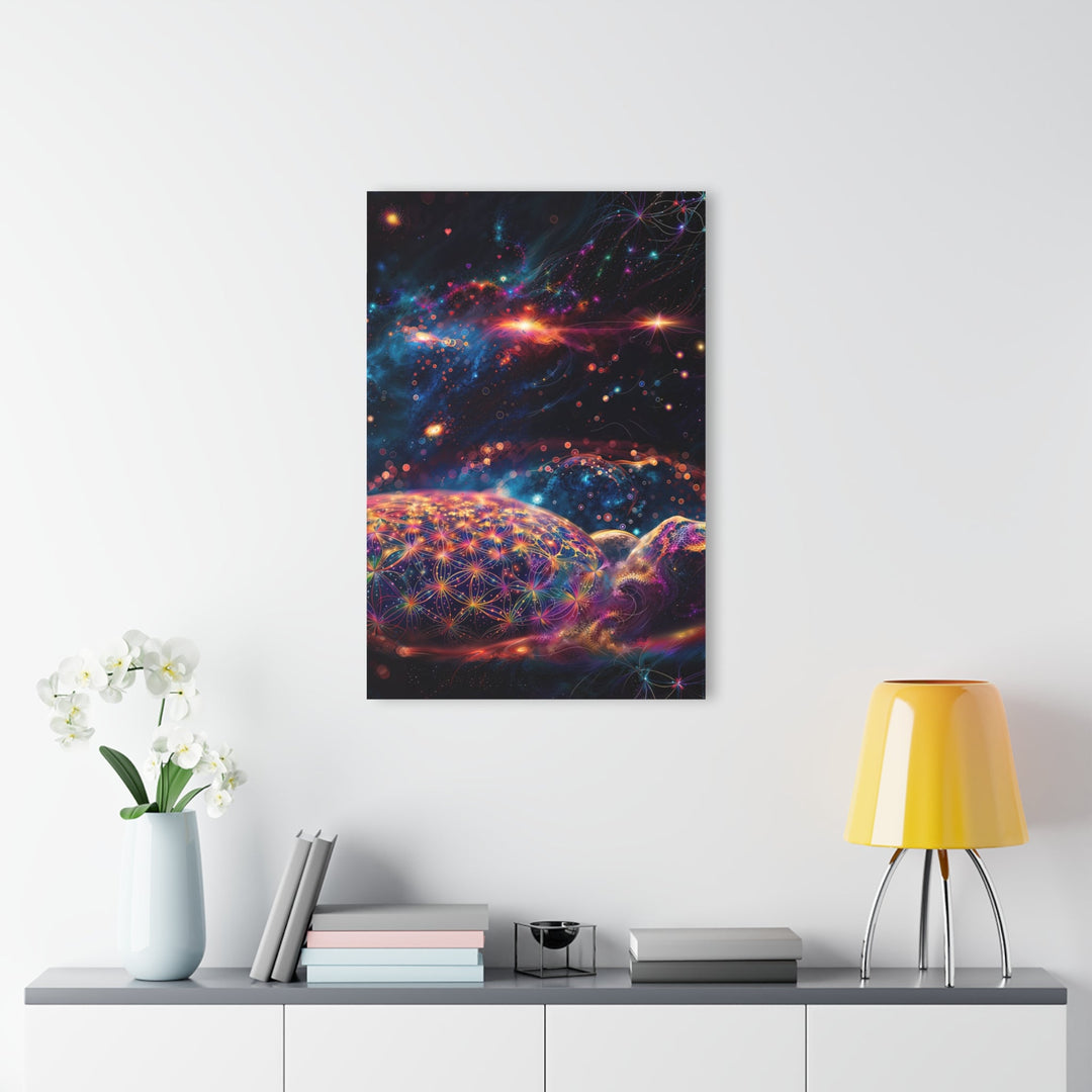 Cosmic Energy Blossom - Acrylic Prints (French Cleat Hanging) - Home Decor - g(0D·IO) - 24" x 36" (Vertical) - 0.25'' -