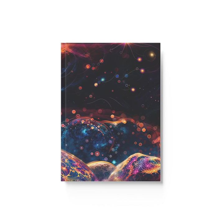 Cosmic Energy Blossom - Hard Backed Journal - Paper products - g(0D·IO) - Ruled line - A5 - White