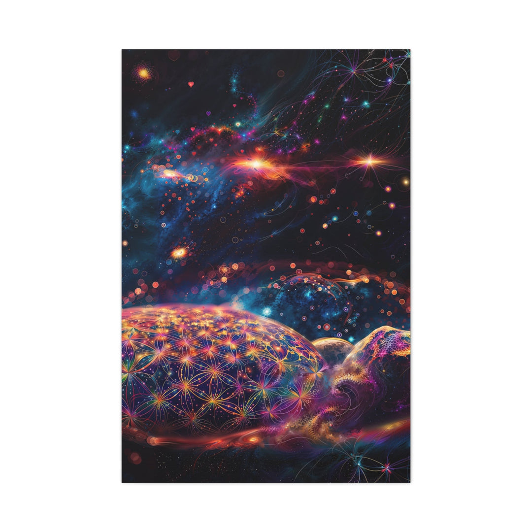 Cosmic Energy Blossom - Matte Canvas Print 1.25" - Canvas - g(0D·IO) - 32″ x 48″ (Vertical) - 1.25" -