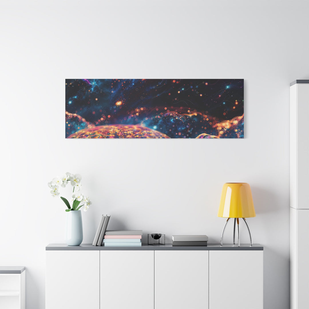 Cosmic Energy Blossom - Matte Canvas Print 1.25" - Canvas - g(0D·IO) - 36" x 36" - 1.25" -