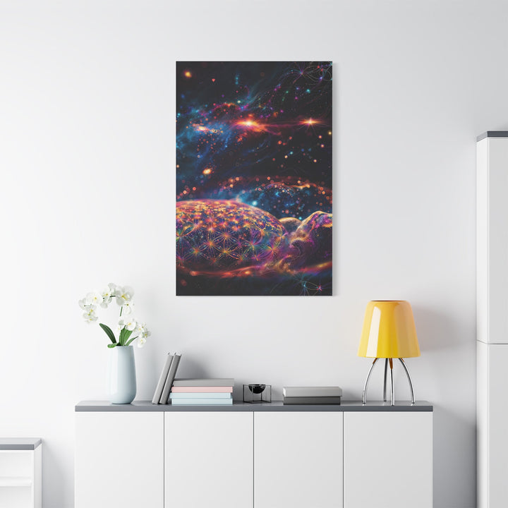 Cosmic Energy Blossom - Matte Canvas Print 1.25" - Canvas - g(0D·IO) - 36" x 36" - 1.25" -