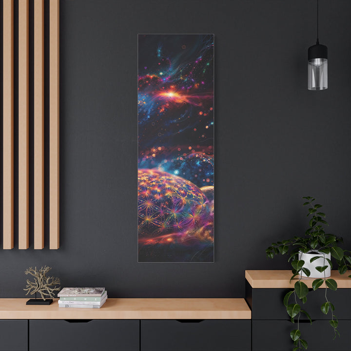 Cosmic Energy Blossom - Matte Canvas Print 1.25" - Canvas - g(0D·IO) - 36" x 36" - 1.25" -