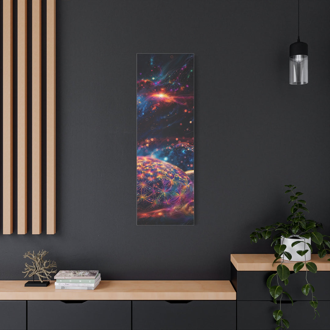 Cosmic Energy Blossom - Matte Canvas Print 1.25" - Canvas - g(0D·IO) - 36" x 36" - 1.25" -