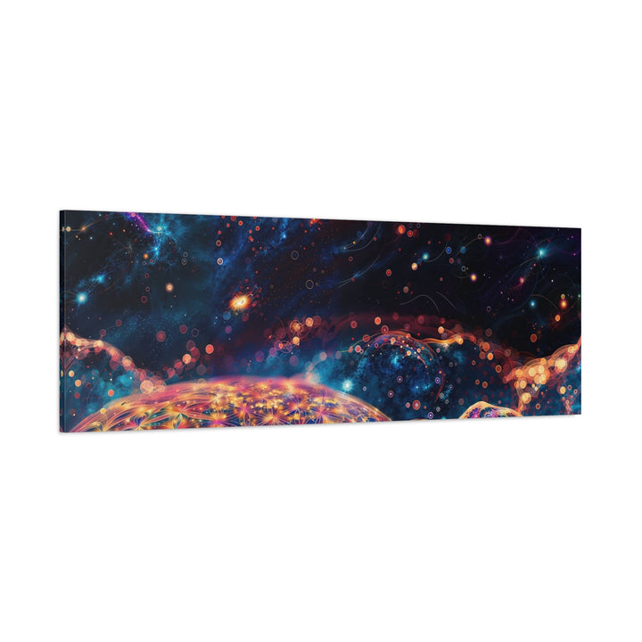 Cosmic Energy Blossom - Matte Canvas Print 1.25" - Canvas - g(0D·IO) - 36" x 36" - 1.25" -