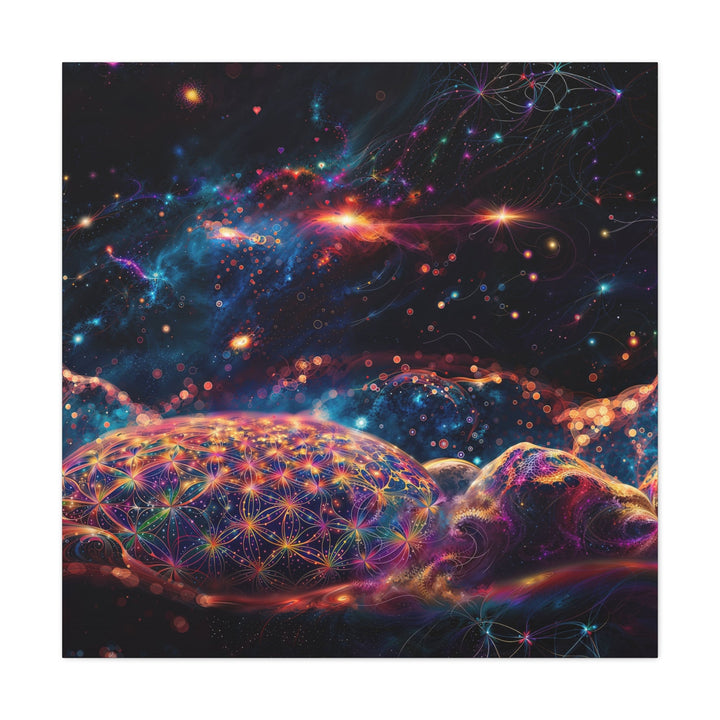 Cosmic Energy Blossom - Matte Canvas Print 1.25" - Canvas - g(0D·IO) - 36" x 36" - 1.25" -