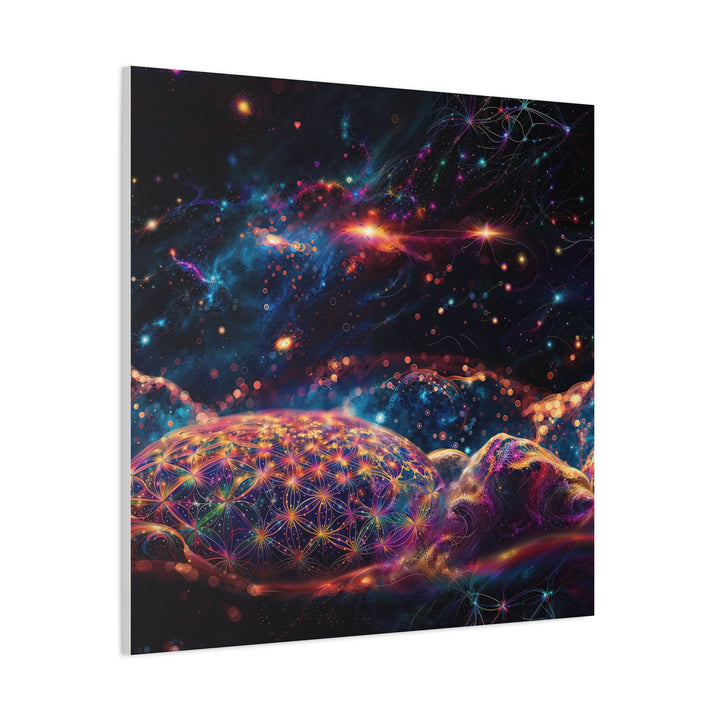 Cosmic Energy Blossom - Matte Canvas Print 1.25" - Canvas - g(0D·IO) - 36" x 36" - 1.25" -