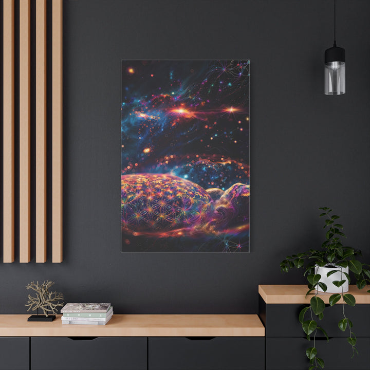 Cosmic Energy Blossom - Matte Canvas Print 1.25" - Canvas - g(0D·IO) - 36" x 36" - 1.25" -