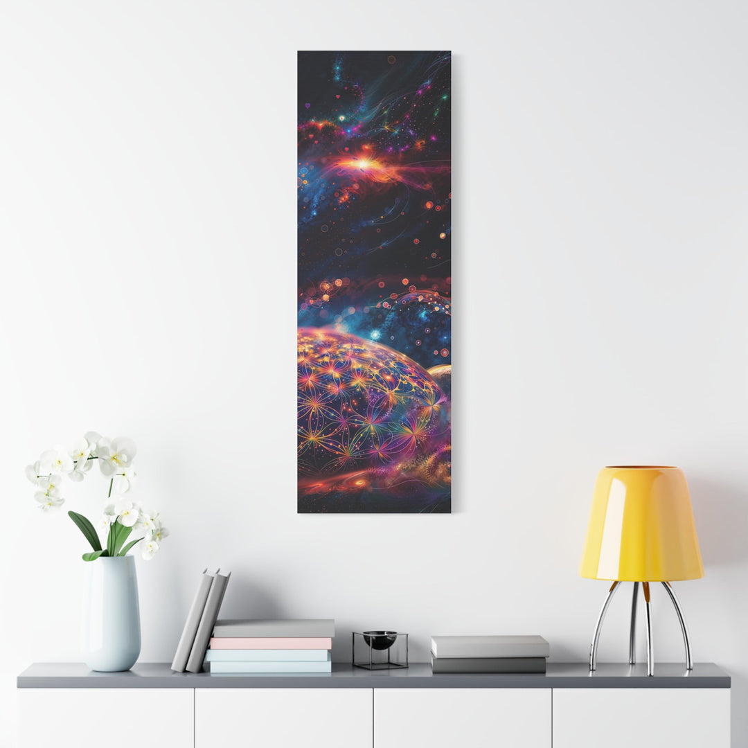 Cosmic Energy Blossom - Matte Canvas Print 1.25" - Canvas - g(0D·IO) - 36" x 36" - 1.25" -