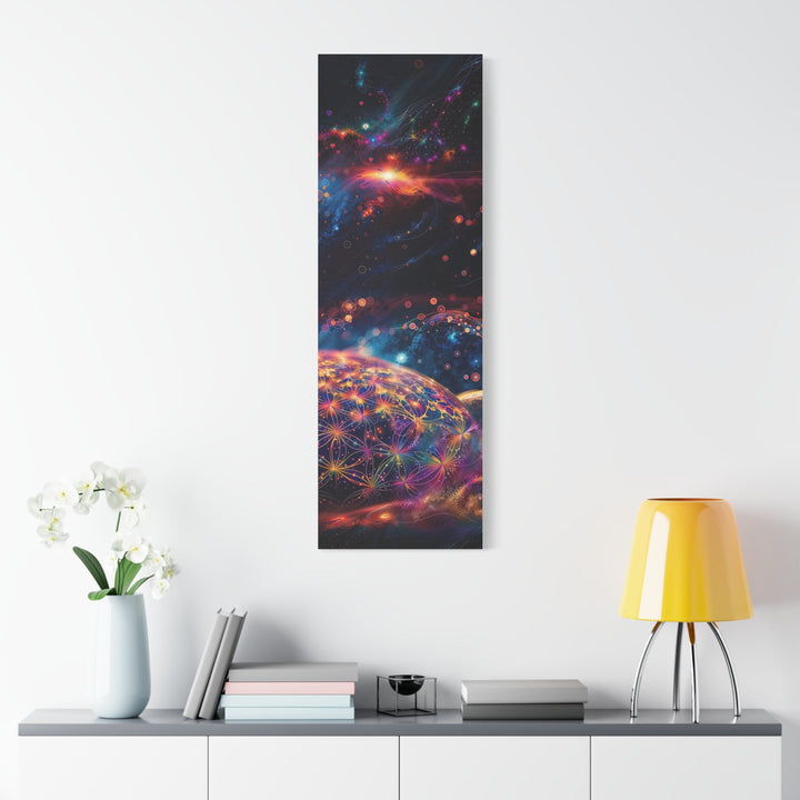 Cosmic Energy Blossom - Matte Canvas Print 1.25" - Canvas - g(0D·IO) - 36" x 36" - 1.25" -