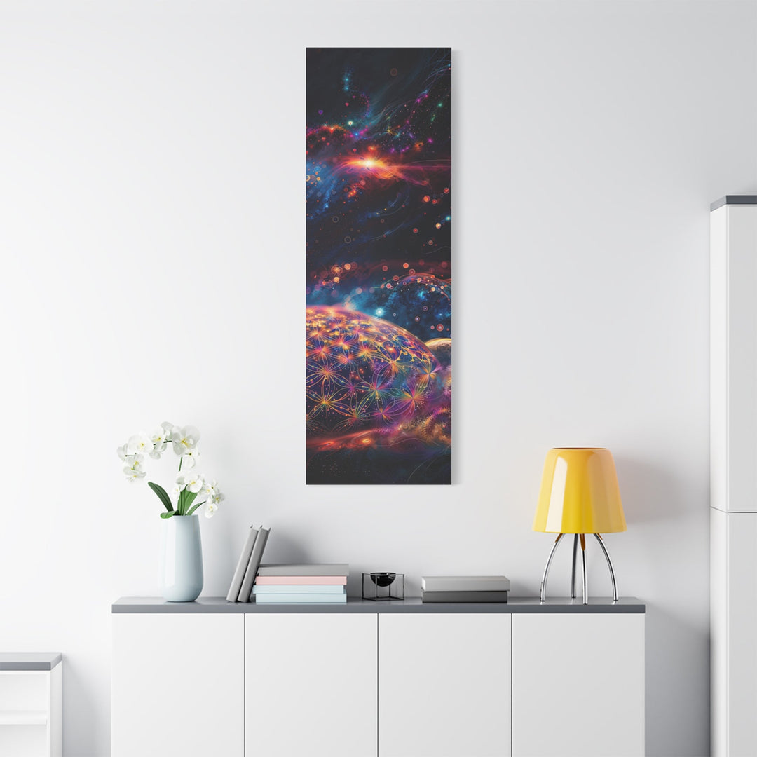 Cosmic Energy Blossom - Matte Canvas Print 1.25" - Canvas - g(0D·IO) - 36" x 36" - 1.25" -