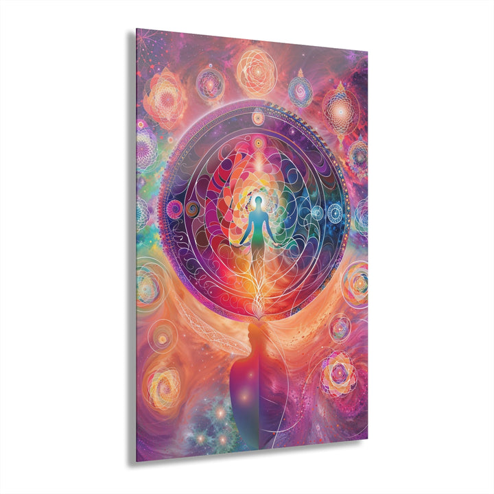 Cosmic Energy Flow - Acrylic Prints (French Cleat Hanging) - Home Decor - g(0D·IO) - 24" x 36" (Vertical) - 0.25'' -