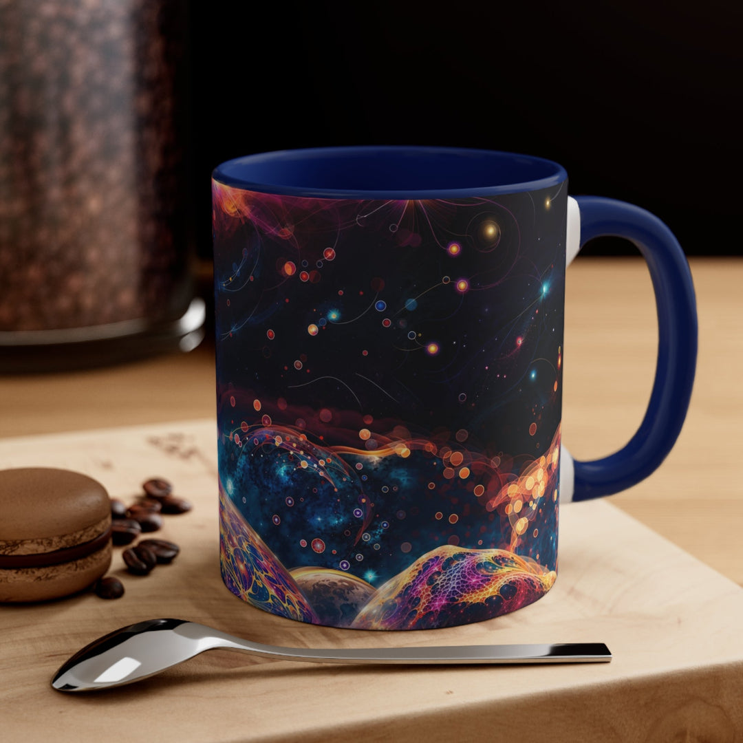 Cosmic Energy Tapestry - Accent Coffee Mug - Mug - g(0D·IO) - Pink - 11oz -