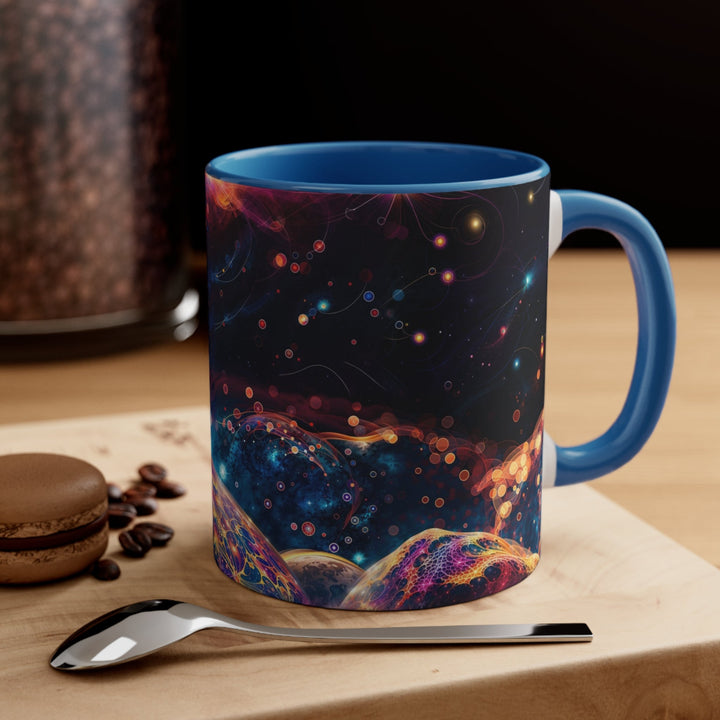 Cosmic Energy Tapestry - Accent Coffee Mug - Mug - g(0D·IO) - Pink - 11oz -