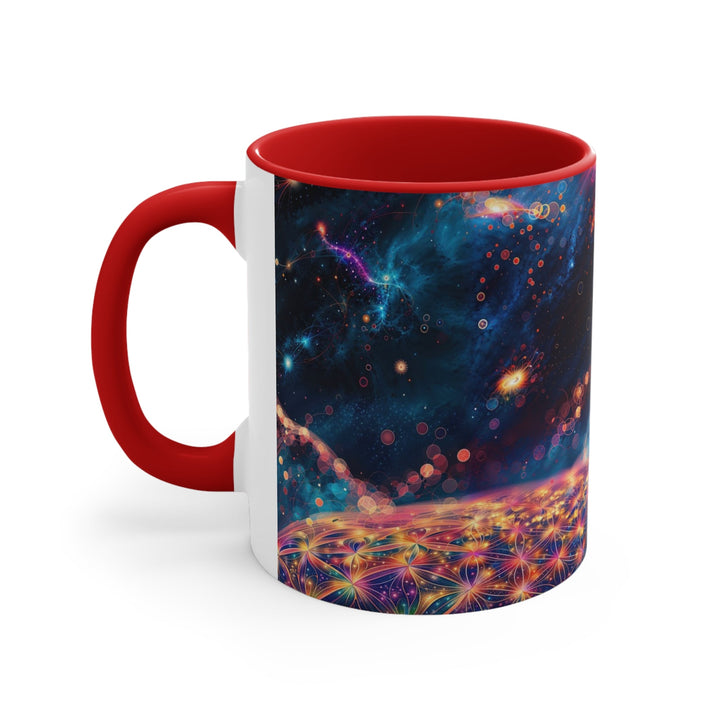 Cosmic Energy Tapestry - Accent Coffee Mug - Mug - g(0D·IO) - Pink - 11oz -