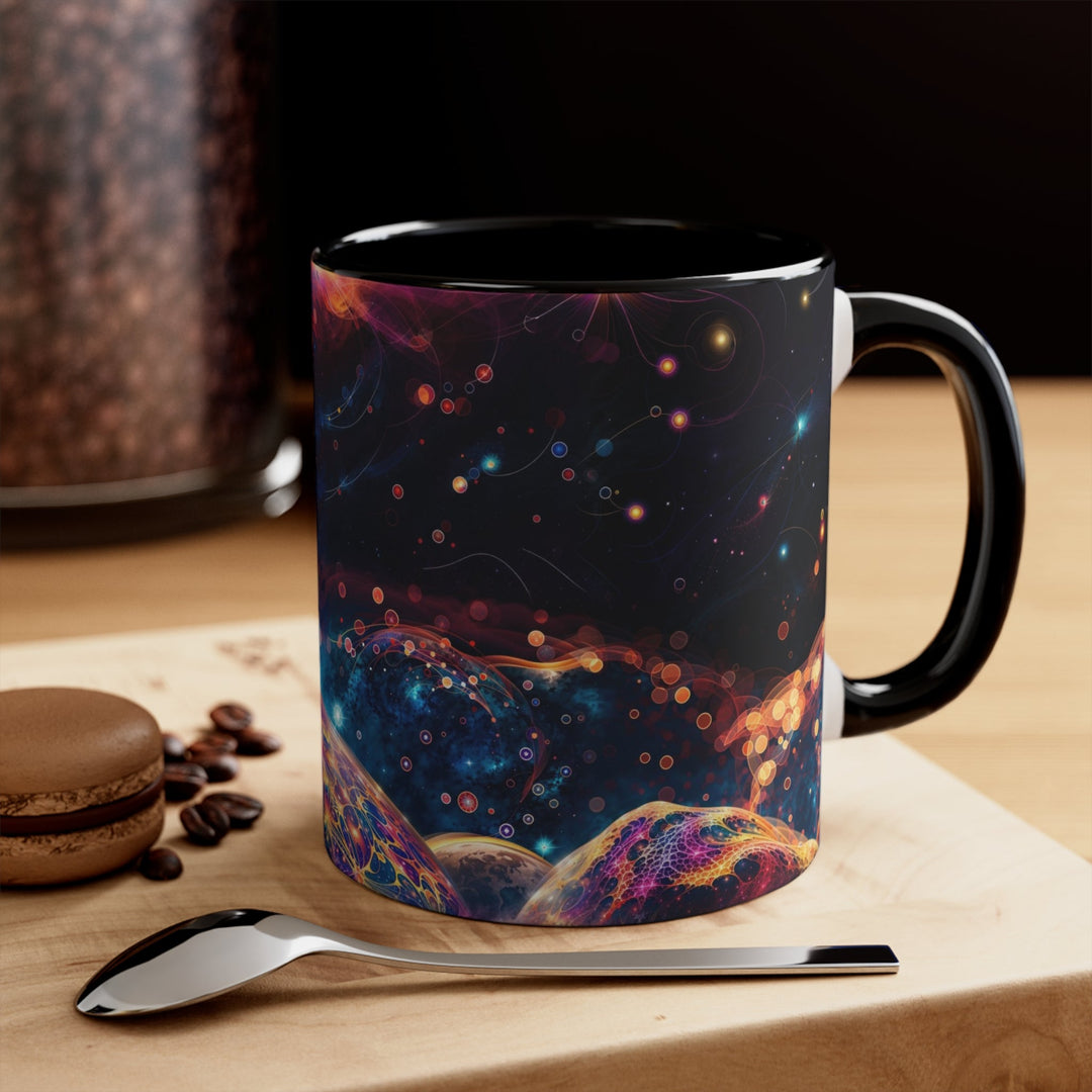 Cosmic Energy Tapestry - Accent Coffee Mug - Mug - g(0D·IO) - Pink - 11oz -