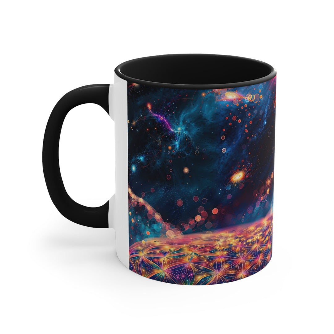 Cosmic Energy Tapestry - Accent Coffee Mug - Mug - g(0D·IO) - Pink - 11oz -