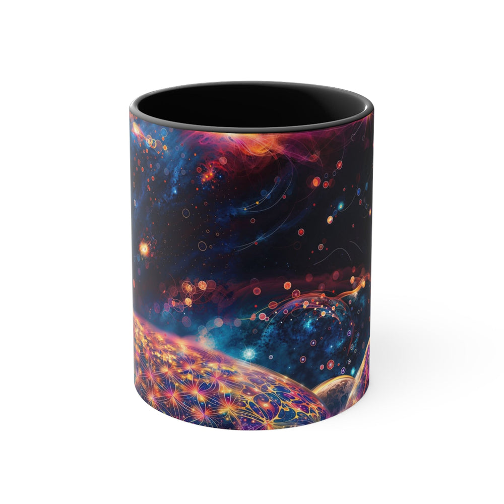 Cosmic Energy Tapestry - Accent Coffee Mug - Mug - g(0D·IO) - Black - 11oz -