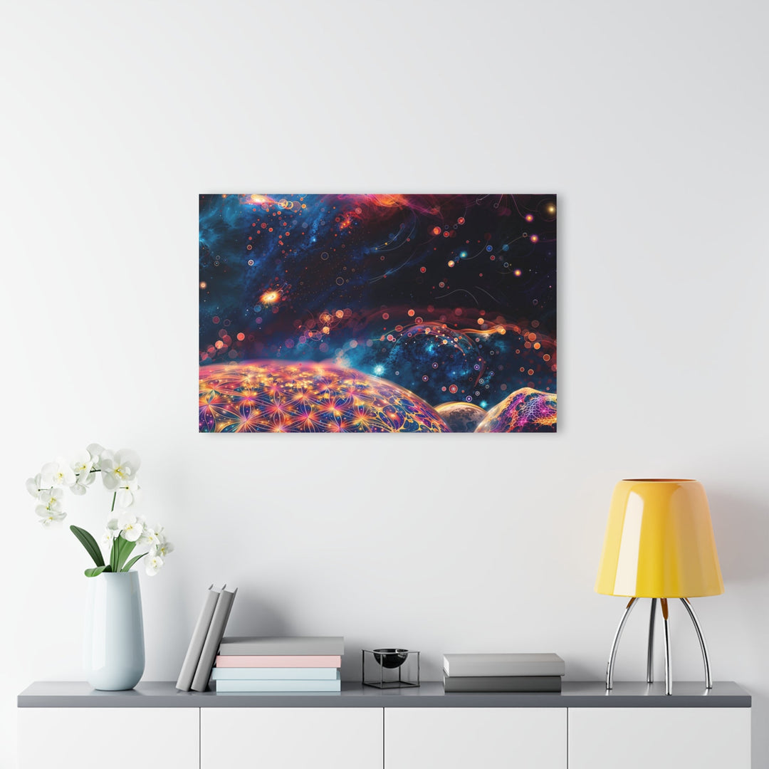 Cosmic Energy Tapestry - Acrylic Prints (French Cleat Hanging) - Home Decor - g(0D·IO) - 24" x 36" (Vertical) - 0.25'' -