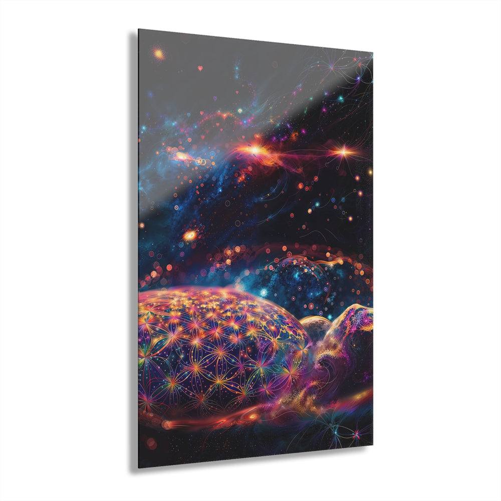 Cosmic Energy Tapestry - Acrylic Prints (French Cleat Hanging) - Home Decor - g(0D·IO) - 24" x 36" (Vertical) - 0.25'' -