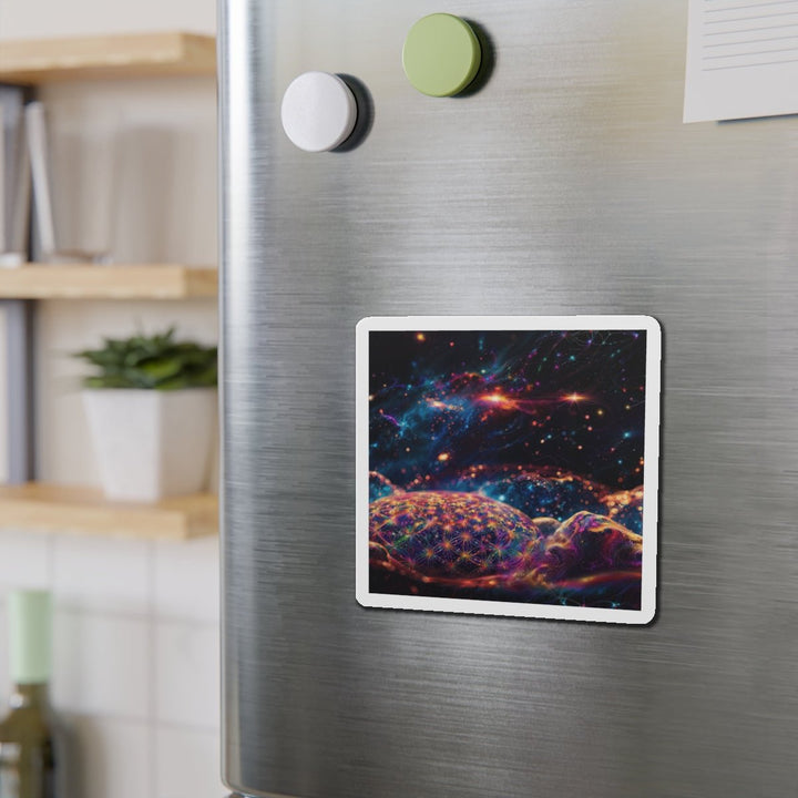Cosmic Energy Tapestry - Die-cut Magnet - Home Decor - g(0D·IO) - 6 × 6" - Die-Cut - 1 pc