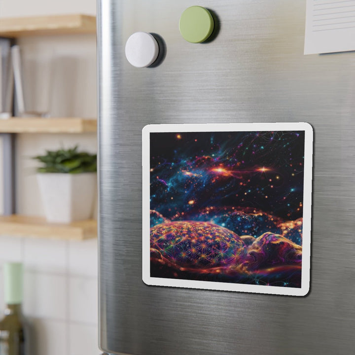 Cosmic Energy Tapestry - Die-cut Magnet - Home Decor - g(0D·IO) - 6 × 6" - Die-Cut - 1 pc