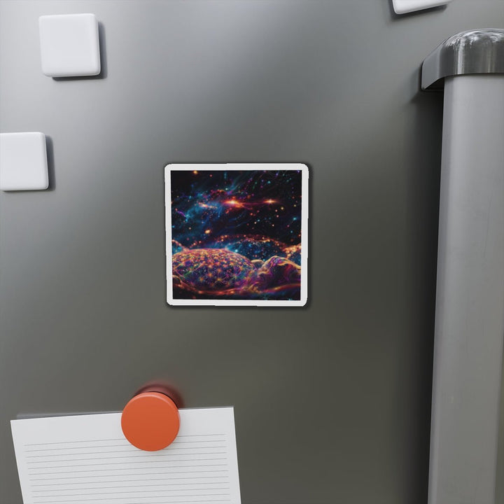Cosmic Energy Tapestry - Die-cut Magnet - Home Decor - g(0D·IO) - 6 × 6" - Die-Cut - 1 pc