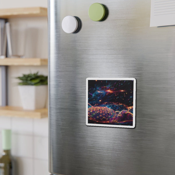 Cosmic Energy Tapestry - Die-cut Magnet - Home Decor - g(0D·IO) - 6 × 6" - Die-Cut - 1 pc