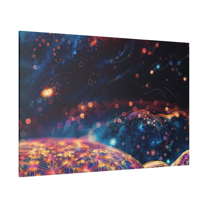 Cosmic Energy Tapestry - Matte Canvas - Canvas - g(0D·IO) - 32" x 32" (Square) - 0.75'' -