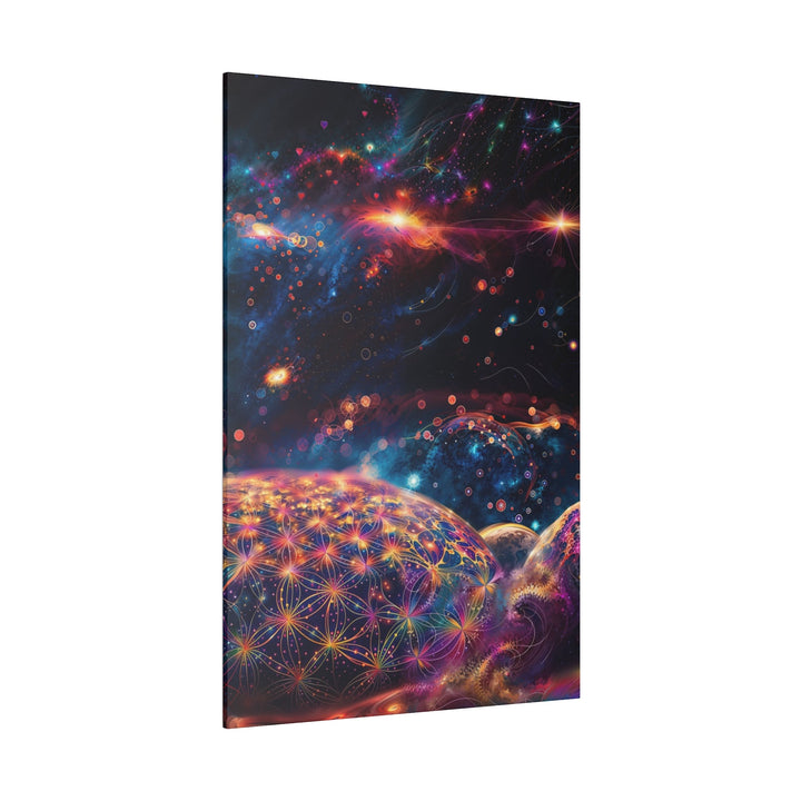 Cosmic Energy Tapestry - Matte Canvas - Canvas - g(0D·IO) - 32" x 32" (Square) - 0.75'' -