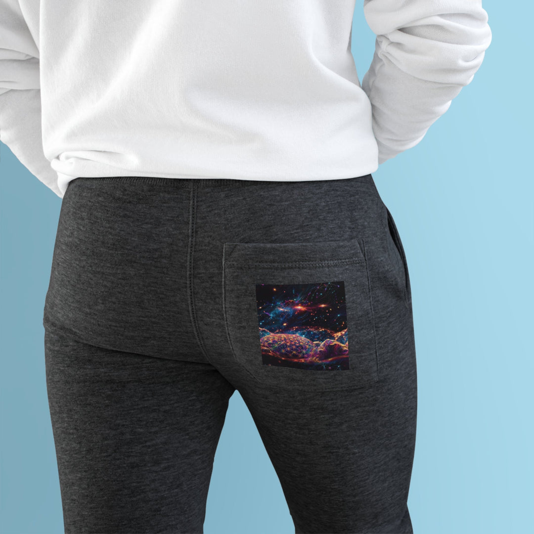 Cosmic Energy Tapestry - Premium Fleece Joggers - Trousers - g(0D·IO) - Charcoal Heather - M -