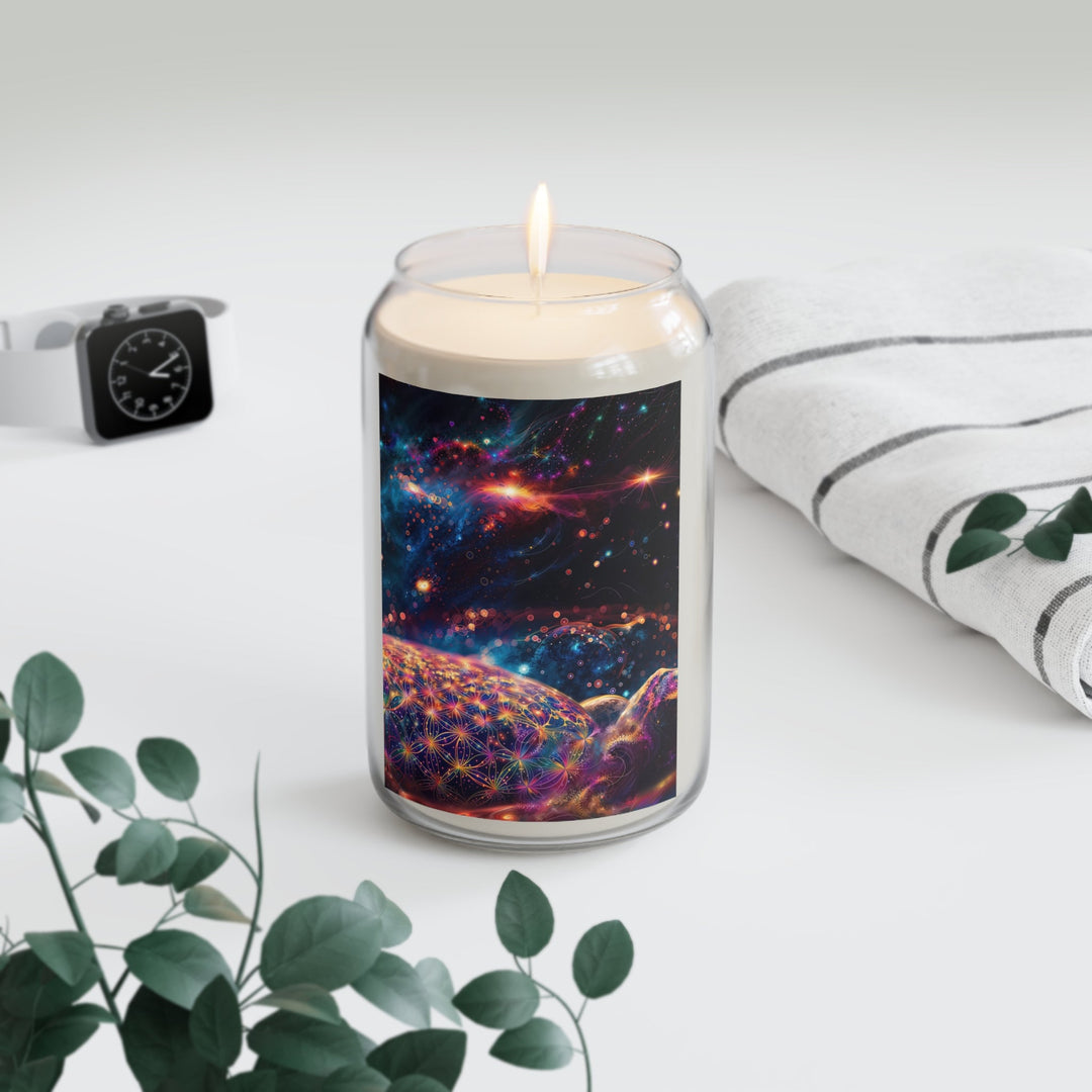 Cosmic Energy Tapestry - Scented Candle - Home Decor - g(0D·IO) - Vanilla Bean - 13.75oz -