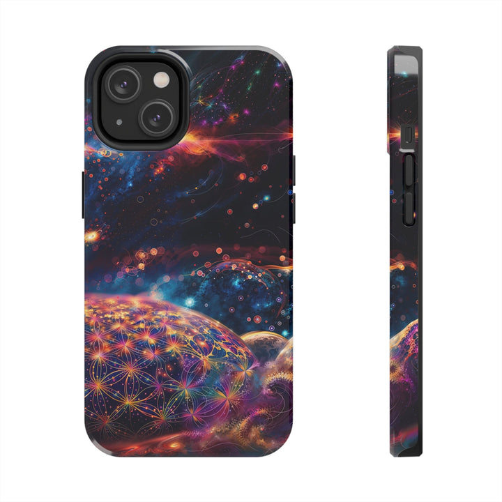 Cosmic Energy Tapestry - Tough Phone Case - Phone Case - g(0D·IO) - iPhone 14 - -