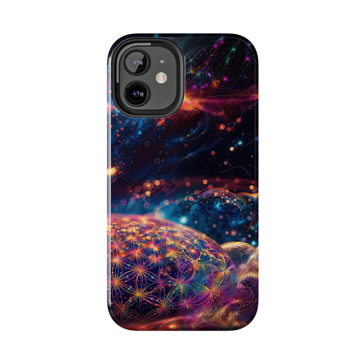 Cosmic Energy Tapestry - Tough Phone Case - Phone Case - g(0D·IO) - iPhone 13 Mini - -