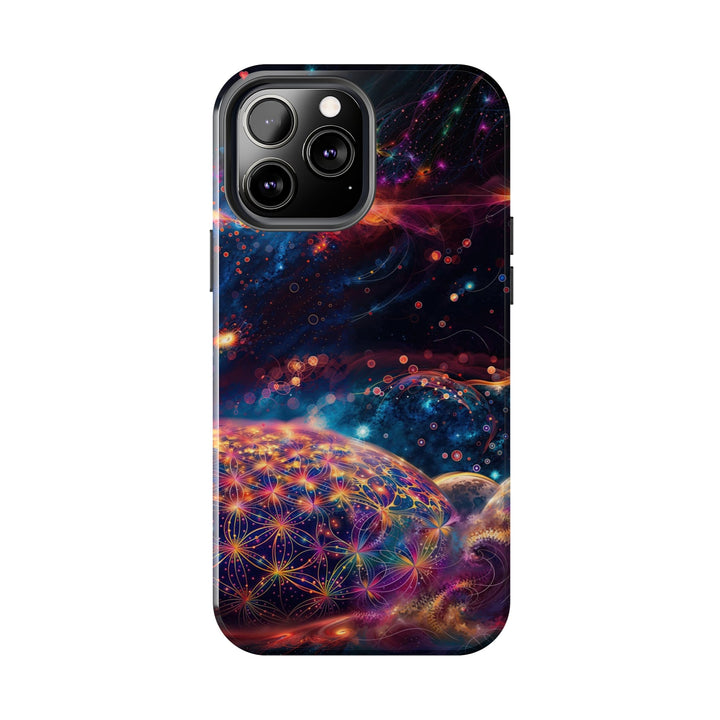 Cosmic Energy Tapestry - Tough Phone Case - Phone Case - g(0D·IO) - iPhone 13 Mini - -