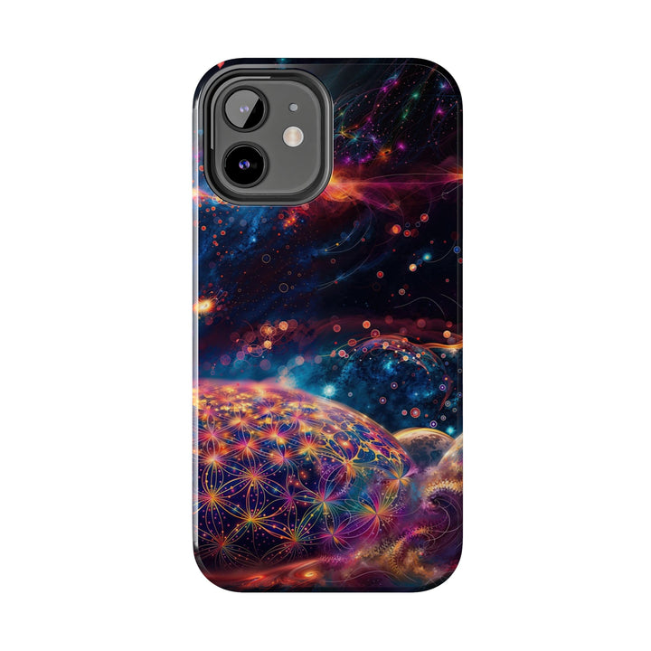 Cosmic Energy Tapestry - Tough Phone Case - Phone Case - g(0D·IO) - iPhone 13 Mini - -