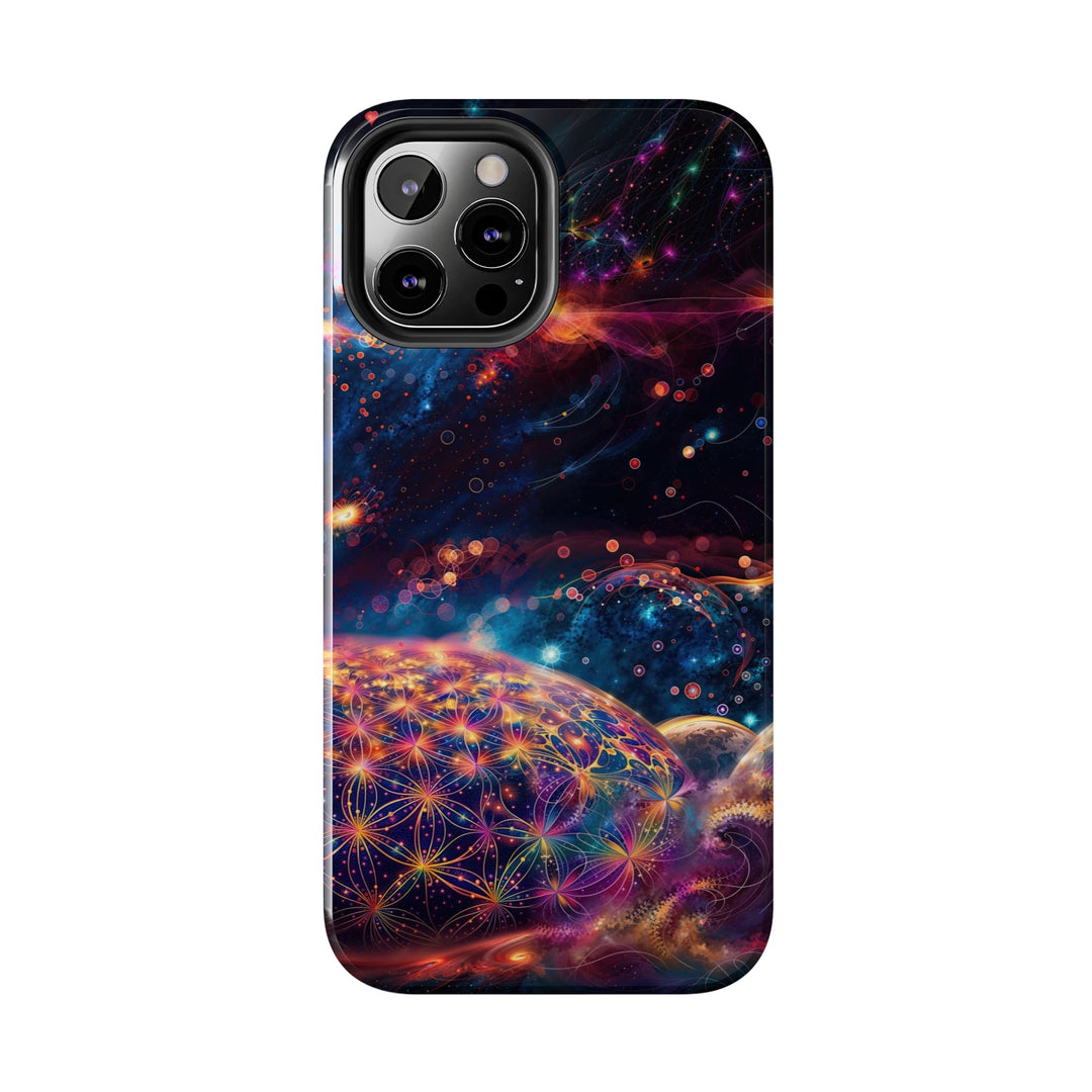 Cosmic Energy Tapestry - Tough Phone Case - Phone Case - g(0D·IO) - iPhone 13 Mini - -