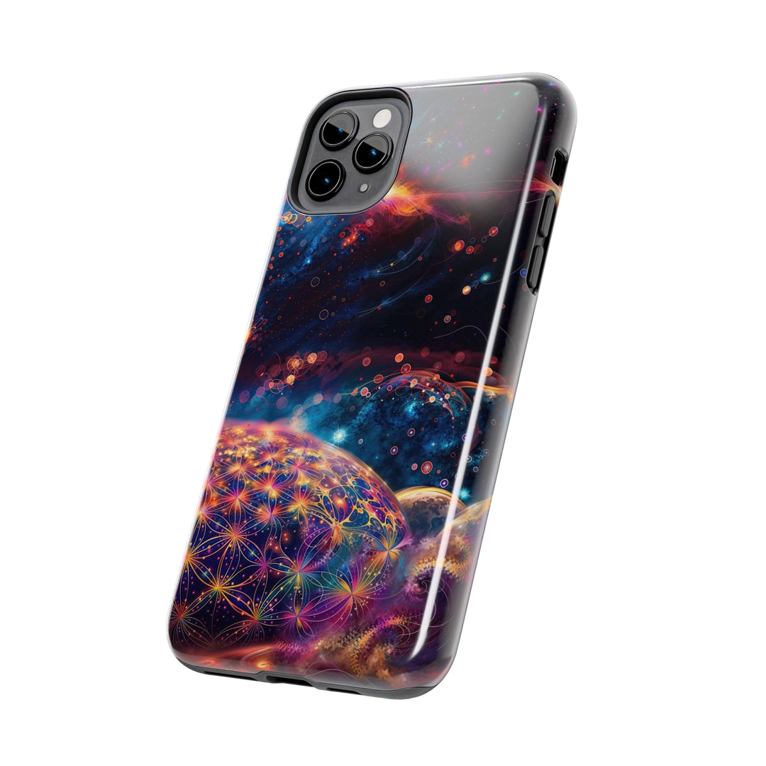 Cosmic Energy Tapestry - Tough Phone Case - Phone Case - g(0D·IO) - iPhone 13 Mini - -