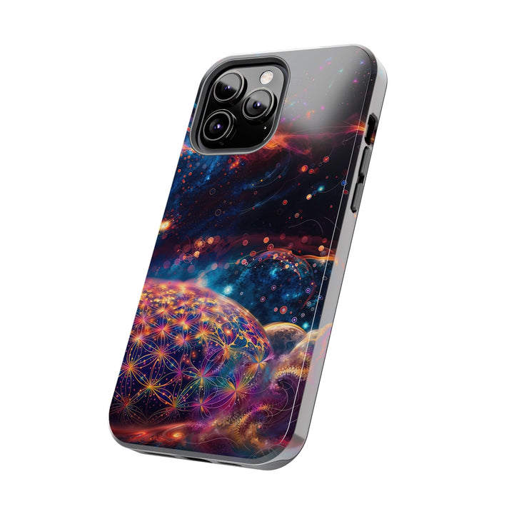 Cosmic Energy Tapestry - Tough Phone Case - Phone Case - g(0D·IO) - iPhone 13 Mini - -