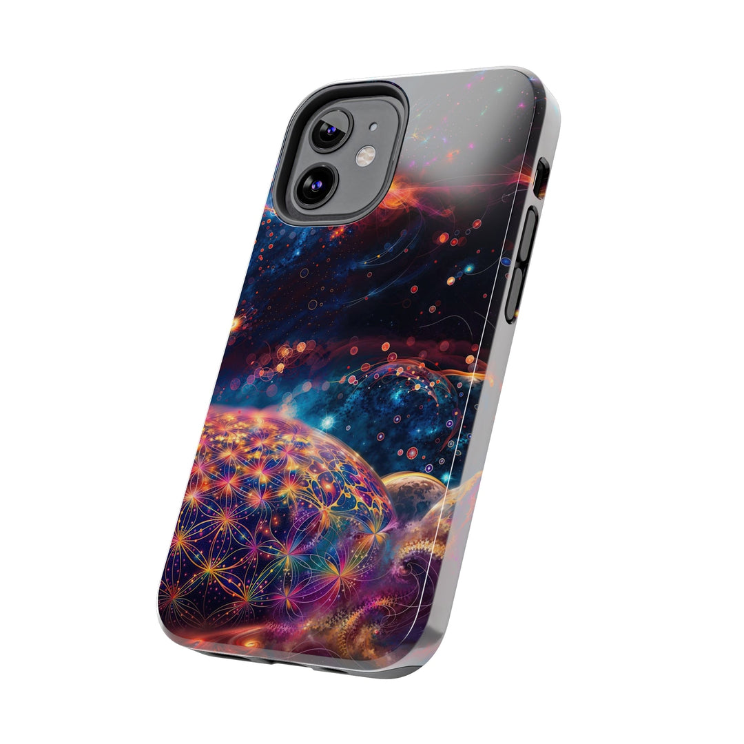 Cosmic Energy Tapestry - Tough Phone Case - Phone Case - g(0D·IO) - iPhone 13 Mini - -